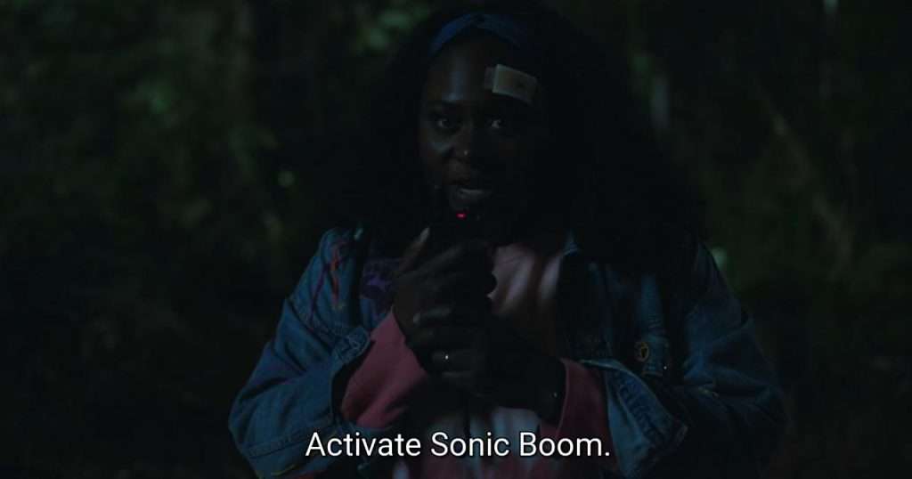 Peacemaker Odcinek 8-Adebayo aktywuje Sonic Boom